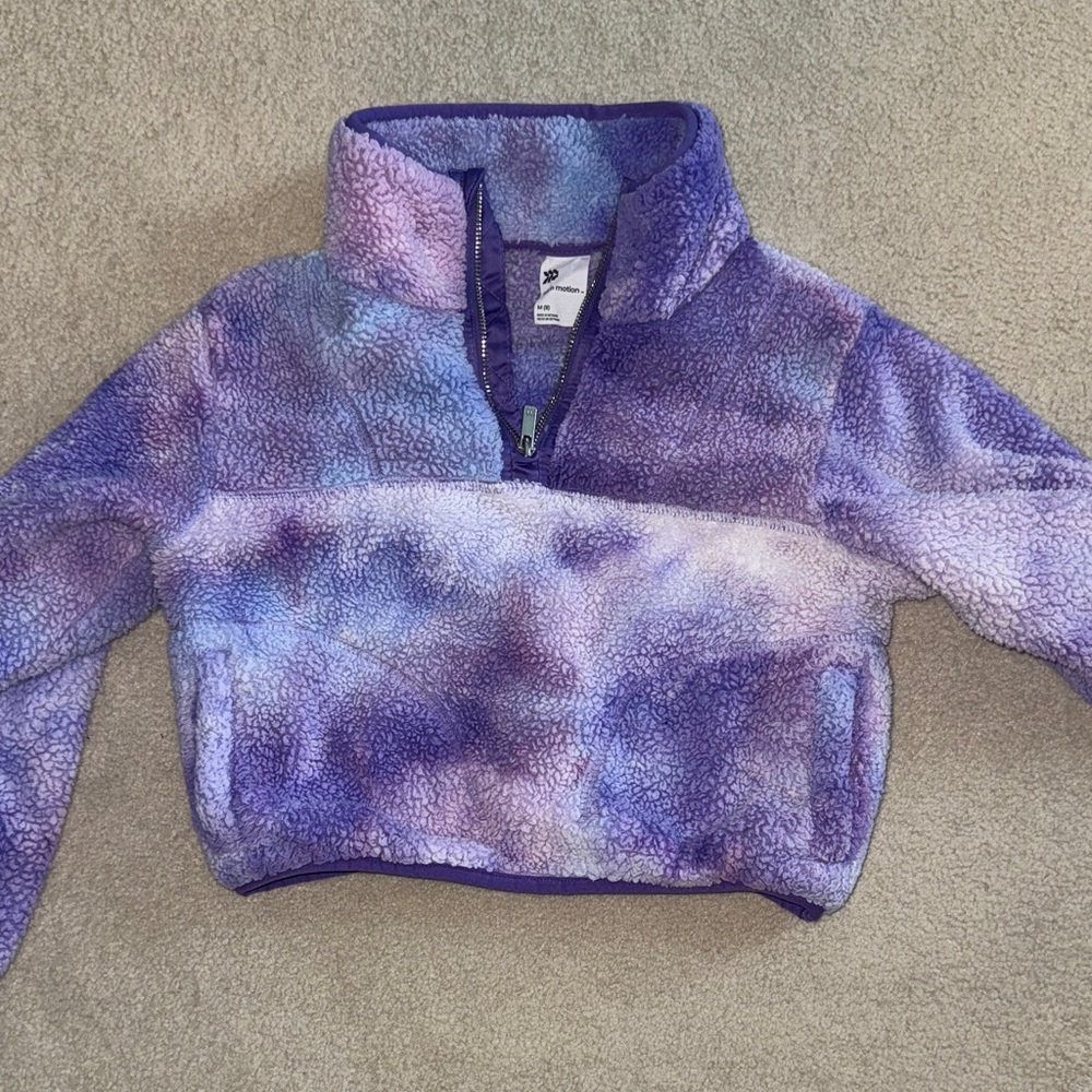 Purple Quarter Zip Fleece